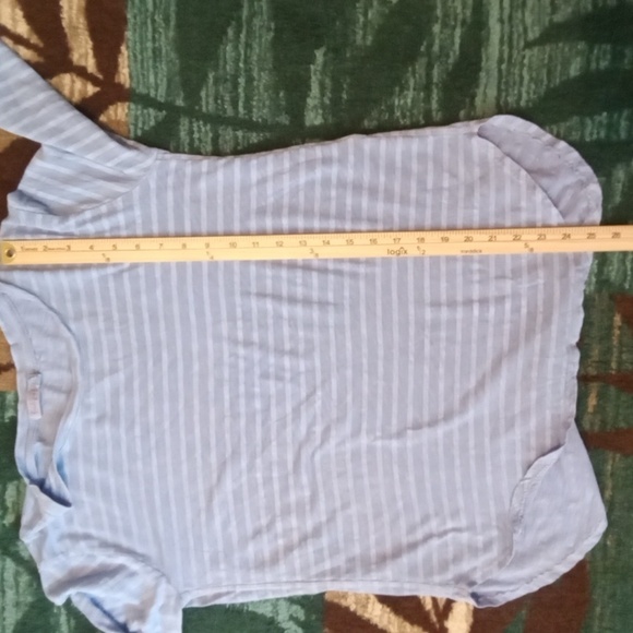 Fresh Produce Striped Long Sleeve Tee Casual Cotton Womens Medium - Picture 9 of 10